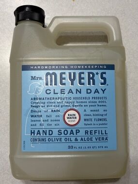Mrs. Meyer's Clean Day Hand Soap Refill - Rain Water Scent - 33 fl oz